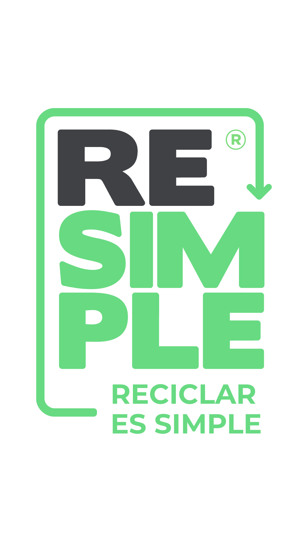 Logo resimple verde